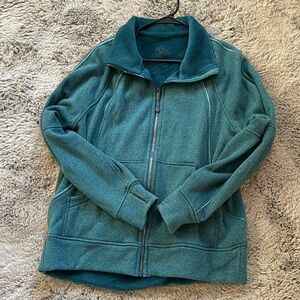 Lululemon Scuba Oversized Funnel-Neck Full Zip*Plush
Heathered Storm Teal